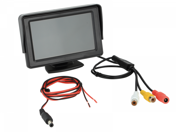 Universal Monitor 4,3" mit 2 x Video Eingang